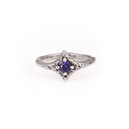 Blue Sapphire Pixie Ring