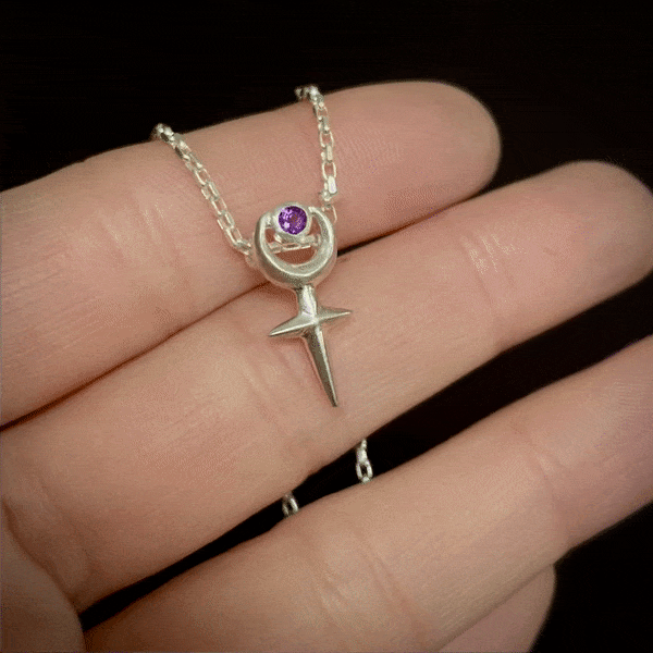 Garnet Little Lilith Necklace